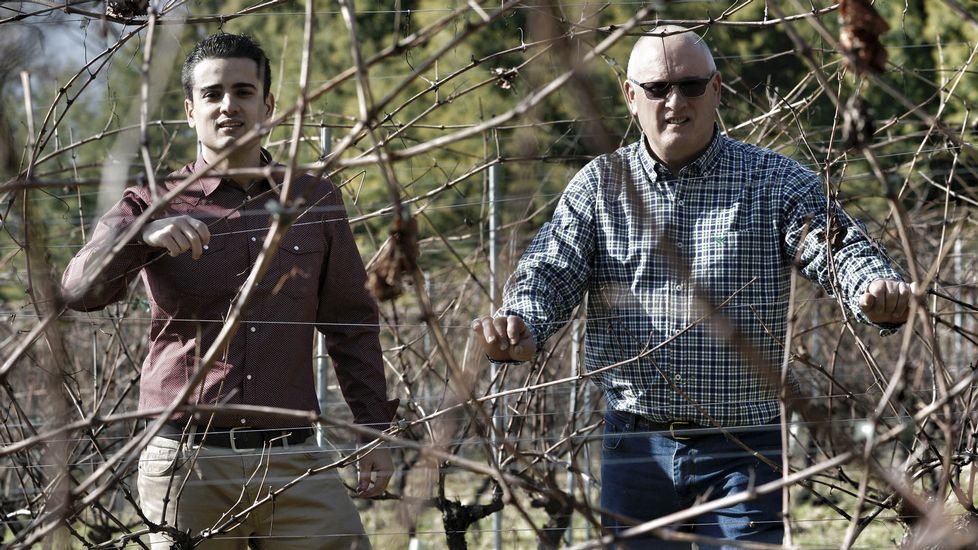 Familia da adega Mauro Estévez